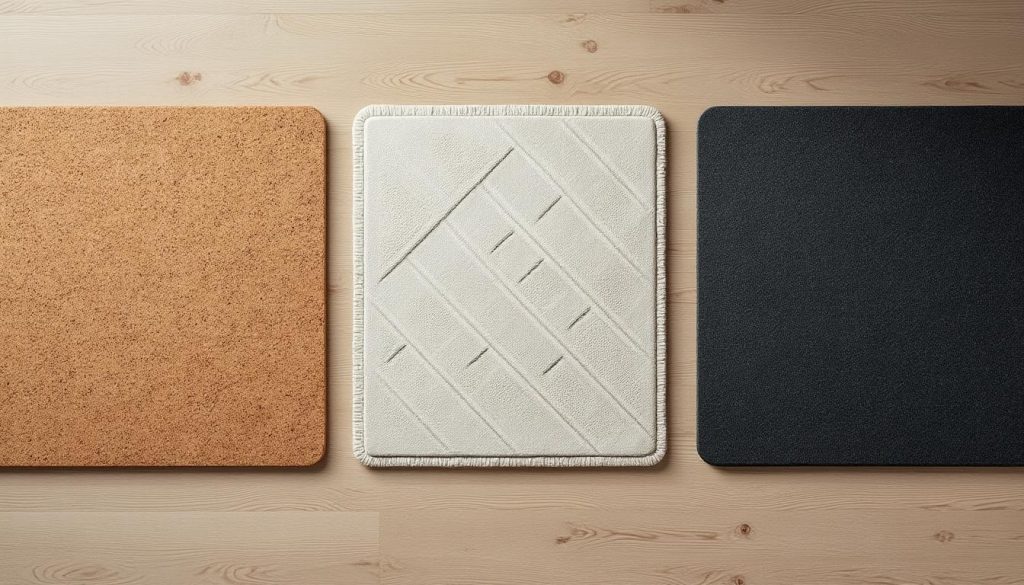 découvrez notre comparatif complet des tapis en liège, coton et caoutchouc pour choisir le matériau idéal alliant confort, durabilité et écologie.