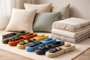 découvrez notre sélection d'accessoires indispensables : sangles, coussins et couvertures pour un confort et une sécurité optimaux.