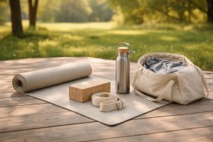découvrez le matériel minimaliste idéal pour pratiquer le yoga en déplacement. léger, compact et facile à transporter, il accompagne parfaitement votre style de vie nomade.